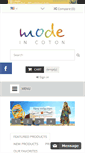 Mobile Screenshot of modeincoton.com
